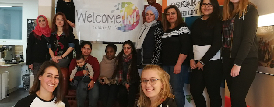 1.000,00 € aus „Aktion Oskar hilft“ der Kolpingjugend an Frauenprojekt des Welcome In! Fulda e.V.