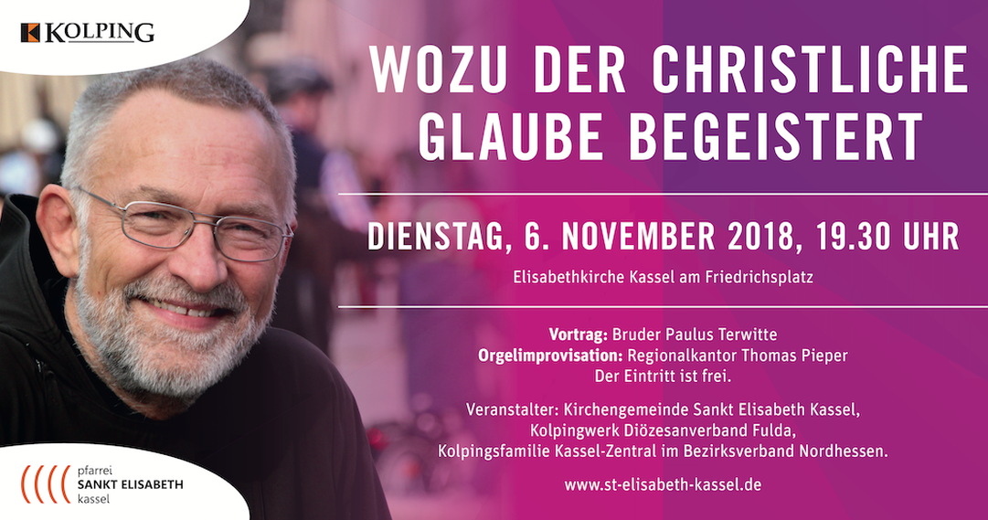 Bruder Paulus in Kassel – 6. November 2018